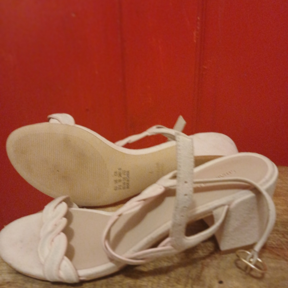 Stuart Weitzman Pink Braided Sandals - Picture 5 of 5